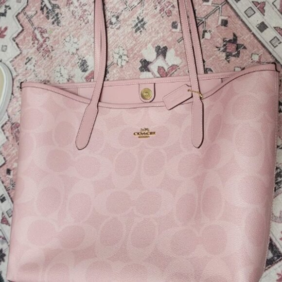 Coach city tote in powder pink - Picture 1 of 4